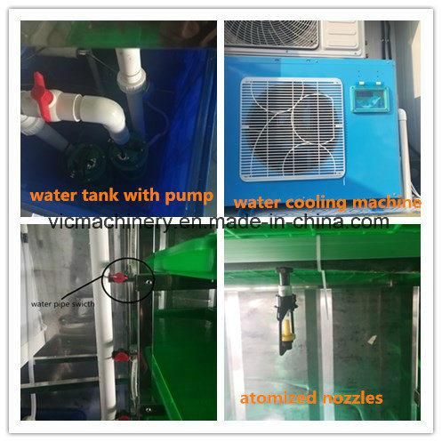 1500kg/d Hydroponic Growing Systems Container With PLC controller