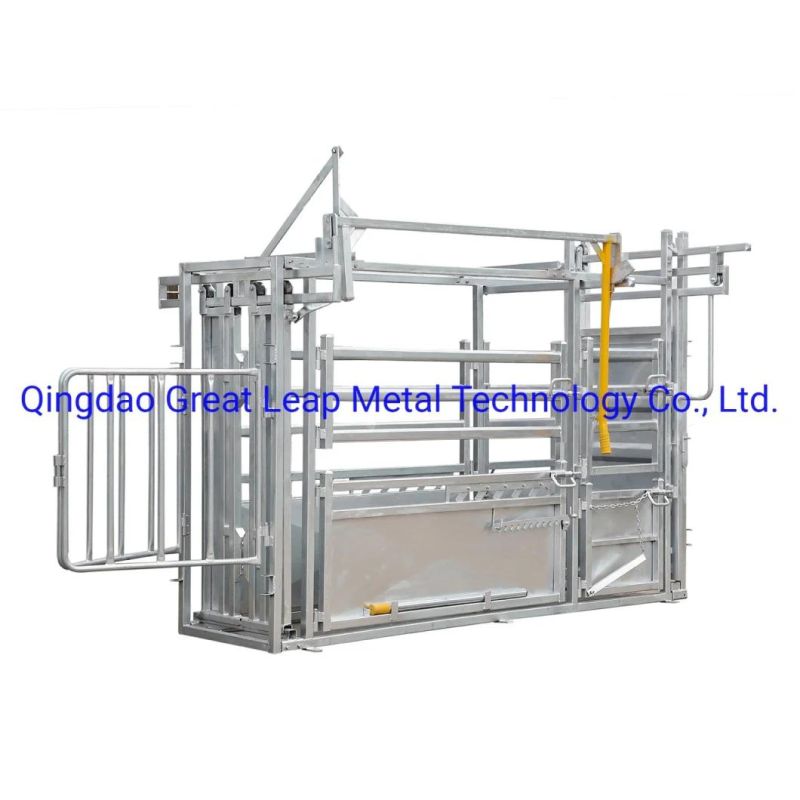 Cattle Livestock Equipment Cattle Crush with Sliding Gate