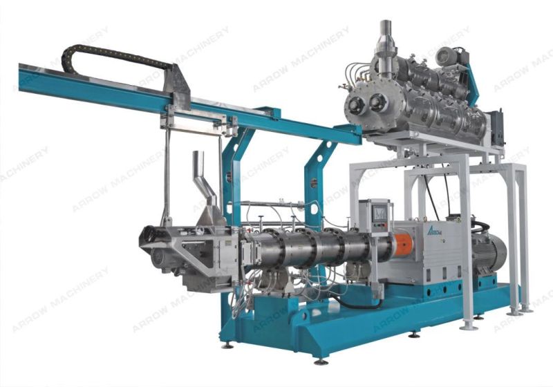 Aquatic Carp Floating Fish Feed Pellet Production Line Extruder Machine