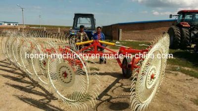 Hongri High Quality 9lz Hay Rake for Farm