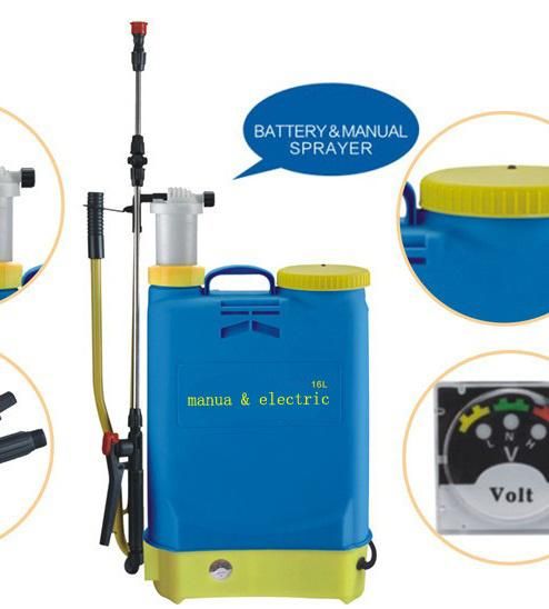 Dual System Manual & Electric Sprayer Battery&Manual 2in1 Sprayer Battery and Manual Sprayer 2 Ways Sprayer Double Use Battery Sprayer