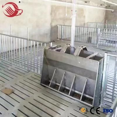 Double Automatic Stainless Steel Pig Finishing Used Feeder Trough