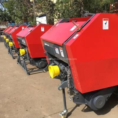 Factory Supply Low Price Farm Compact Agriculture Products Mini Hay Round Baler Tractor Implement
