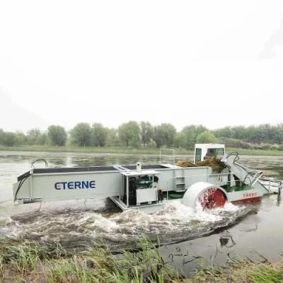 Professional Lake Cleaning Aquatic Weed Cutter Harvester River Cleaning Boat for Sale