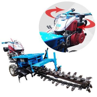 Skid Steer Loader Asphalt Trencher 1000mm 1m Trench Depth Farm Tractor Single Chain Trencher with CE