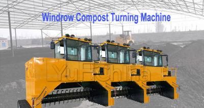 Organic Waste Composting Machine in The Compost Fertilizer Production Line