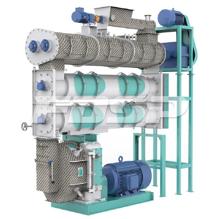 CE ISO Approved Widely Applicable Ring Die Sinking Fish Feed Pellet Machine for Sale