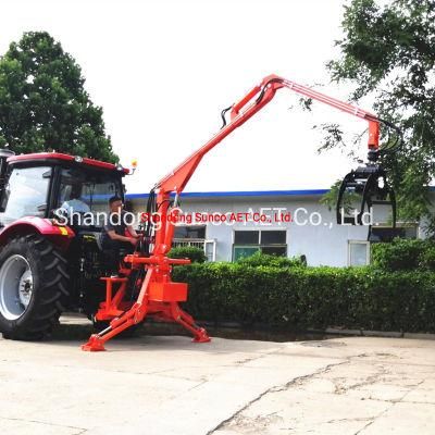 Farm Tractor Hydraulic Logging Crane Sale for Germany