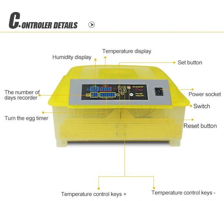 Hhd Mini Chicken Egg Incubator for Sale Ce Approved (YZ8-48)