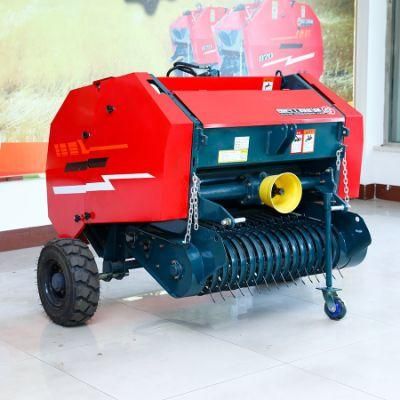 Tractor Mounted Mini Round Hay Baler Machine for Forage Grass Corn Wheat Rice Straw