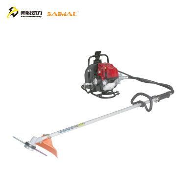 Backpack Gasoline Engine 4 Stroke Grass Trimmer as Brush Weeder