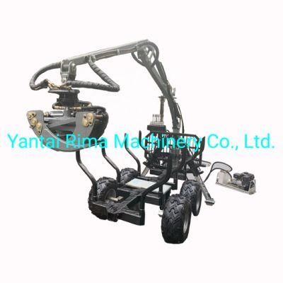 ATV Log Trailer with Grapple