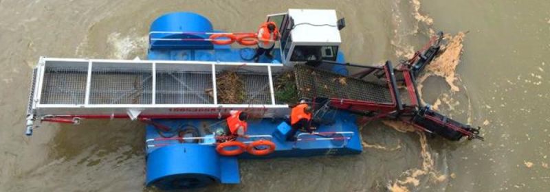 River Aquatic Weed Salvage Ship/Full Automatic Lake Weed Harvester