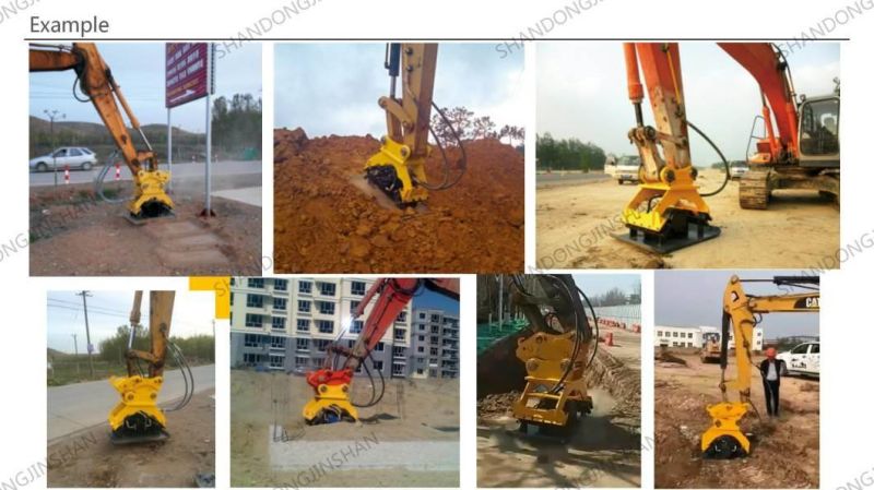 Exported Hydraulic Concrete Plate Compactor for Digger/Construction Tools/Concrete Vibrator