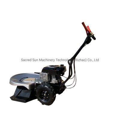 CE Approved Highly Adaptable Foldable Rotary Mower Powered by Gasoline Engine with Low Weight for Narrow Space