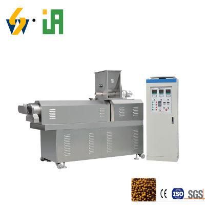 Jinan City Automatic Floating Fish Food Pellet Processing Making Extruder Price Fish Feed Machine