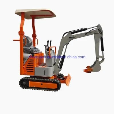 CE EPA Mini Digger Bagger Mini Excavator 1 Ton Mini Excavator Prices for Sale with Attachment