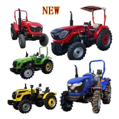 Hot Sale Agriculture Four Wheel 35HP 40HP 50HP 55HP 60HP 65HP 70HP Small Tractor