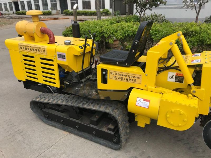 Farm Tractor Professional Trenching Machine Chain Trencher Multifunctional Ditching Machine