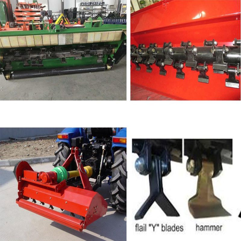 1250mm Tractor 3 Point Hitch Flail Mulcher Mower Grass Cutter Machine for Sale