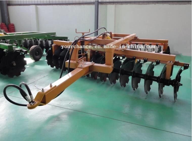 Hot Sale 1bz-1.8 65-90HP Tractor Trailed 1.8m Width 16 Discs Hydraulic Offset Heavy Duty Disc Harrow