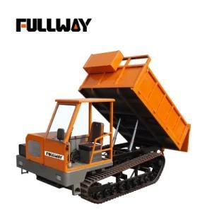 Mini Garden Dumper 2 Ton Rubber Track Dumper for Sale