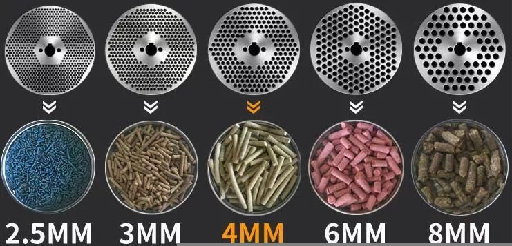 Pellet Mill Cat Fish Dog Chicken Goat Cattle Poultry Feed Pellet Making Use Pet Food Animal Feed Pellet Machine