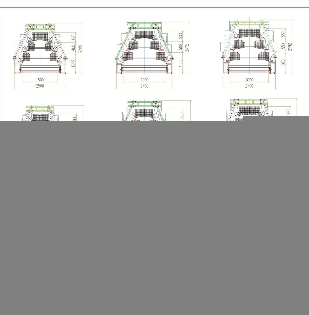 a Frame Hot Galvanized Chicken Cage System