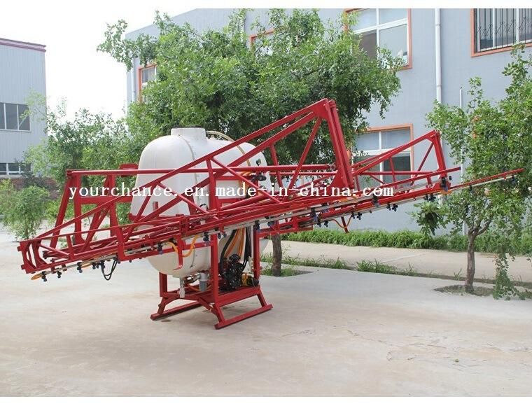High Quality 3W-800-14 50-70HP Tractor Mounted 800L Capacity 14m Working Width Agricultural Boom Sprayer for Sale