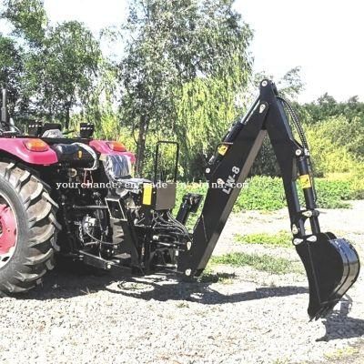 Hot Selling Tractor Attachment Lw Series Lw-4 ~ Lw-12 12-180HP Wheel Tractor Point Hitch Pto Drive Loader Excavator Backhoe for Digging Work