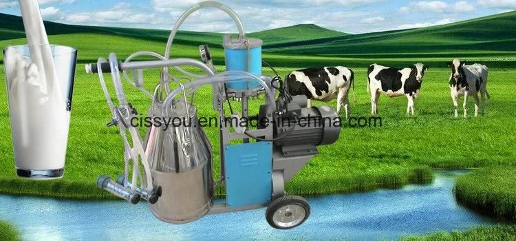 Cow Sheep Goat Portable Vacuum Pump Milking Machine (WSNN)