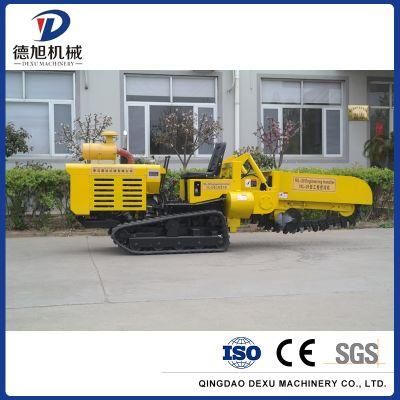 China Best Farm Walking Behind Mini Tractor Mounted Chain Trencher for Sale