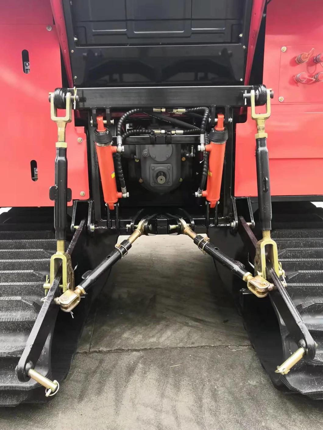 Agricultural Mini Rubber Crawler Tractor with Fully Hydraulic System for Sale in China