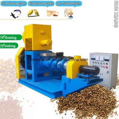 Poultry Animal Floating Fish Feed Pet Food Pellet Mill Machine