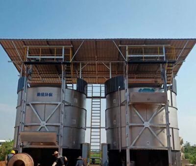 Poultry Manure Processing Machine Chicken Manure Organic Fertilizer Fermentation Tower Compost Machine