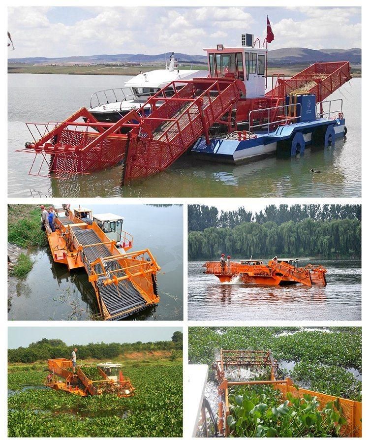 Electric River Cleaning Trash Collecting Aquatic Weed Harvester