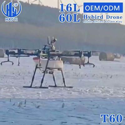 16L 60L Agricultural Drone Spraying with Ground Station