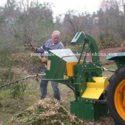 New Condition Wc-8m 35-80HP Tractor Pto Drive 8 Inch Mechanical Feeding Type Wood Chipper for Sale