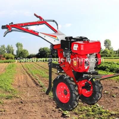 New Farm Machinery Gasoline Diesel Garden Tiller Machine Mini Cultivator with Weeding Tilling Ridging Tools