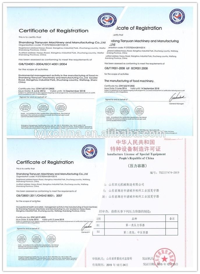 Batch Cooker Sterilization Dehydration Drying of Animal by-Product Rendering Plant