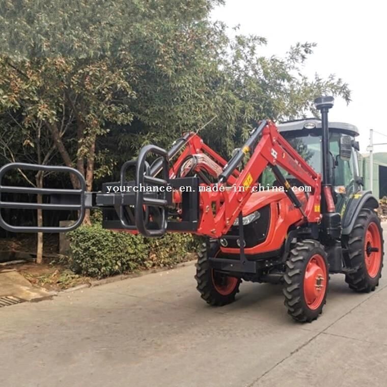High Quality Agricultural Machinery Parts Tractor Front End Loader Hitched Bale Grab for Grabbing Round Hay Bale