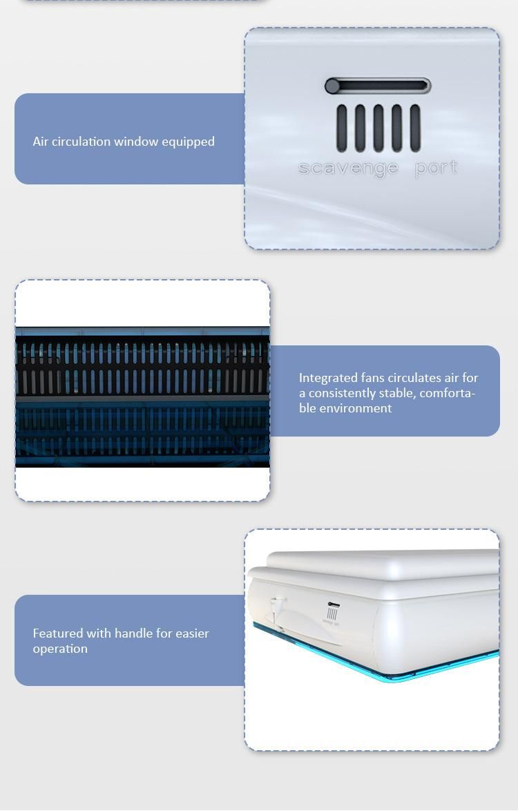 Hhd Blue Star Series H480 Egg Incubator with Pet and ABS Material