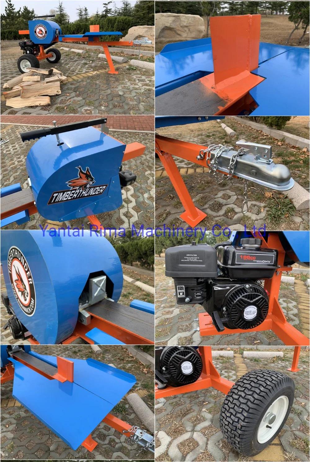 Mechanical Log Splitter Petrol Gaoline Wopd Processing Machine Log Splitter