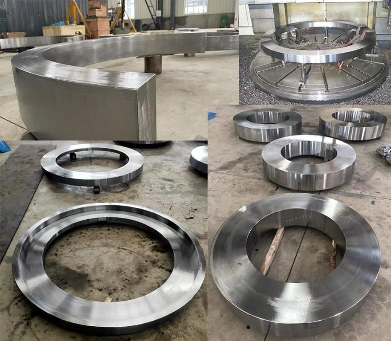Super Large Size Hot Forging Ring Machinery Parts Big Size Ring 150psi Awwa