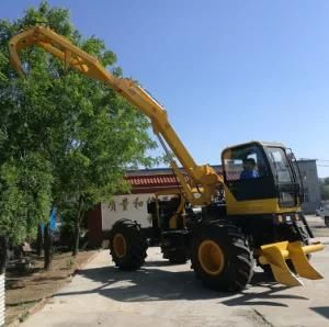 7600 Four-Wheel High Efficiency Sugarcane Loader Low Price Sold for Indonesia
