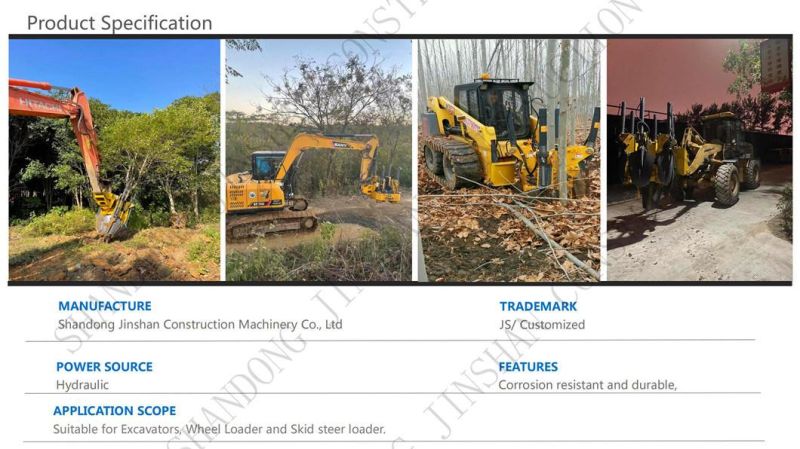 CE Certification Excavator Backhoe Loader with Tree Spade for Sale Low Price
