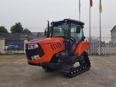 Xj1002 Crawler Tractor, Triangular Crawler Tractor, Farm Tractors, Rotary Cultivator, Tiller, Paddy Mud Agitator