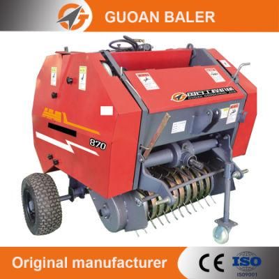 Tractor Walking Guoan CE Certificated Round Baler for Hay Straw