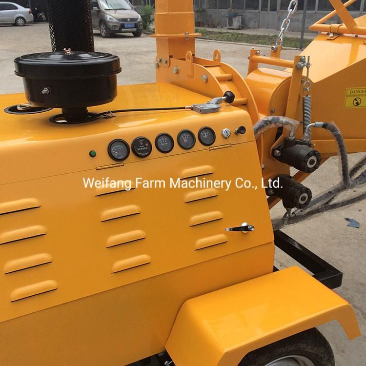 ATV Tractor Car Mounted Wheeled Diesel Wood Chipper