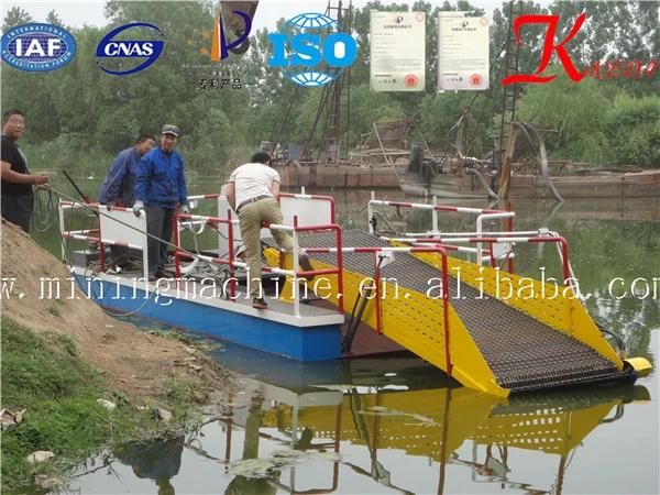 Hydraulic Aquatic Water Weed Harvester in Indonesia